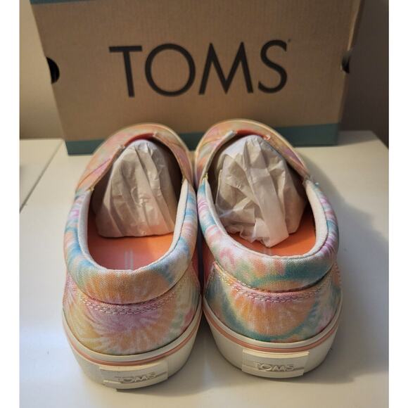TOMS Women's Tie-Dye Slip-On Sneakers - Picture 3 of 4